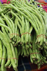 Long bean for cooking at street food