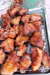 Roasted pork is delicious at street food