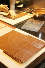 Making to chocolate at sweet is delicious