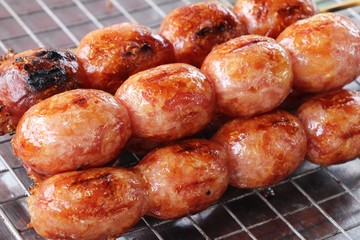 grilled sausage asia delicious at street food