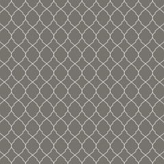 Fototapeta na wymiar Vector seamless pattern. Modern stylish texture. Geometric striped ornament. Monochrome linear waves