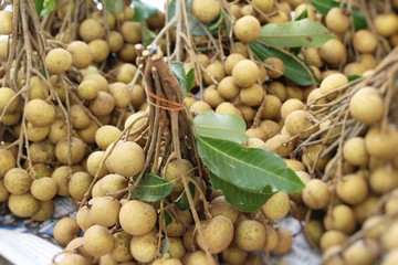 longan delicious ,Thai fruit at street food