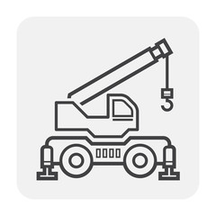 mobile crane icon