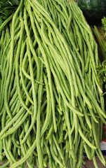 Long bean for cooking at street food