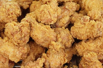 Fried chicken is delicious in street food