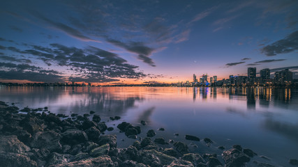 Fototapeta premium Wonderful sunset in Perth