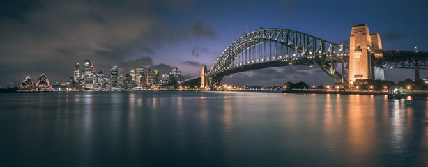 Fototapeta premium Sydney Harbour Bridge in panorama