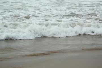 Fototapeta na wymiar sea beach water wave close up