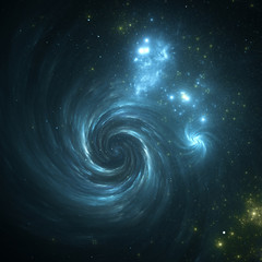 Abstract fractal background, computer-generated illustration.