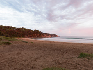 Sunset on beach