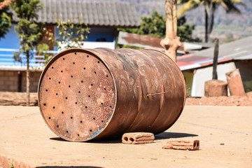 Old Water filter tank