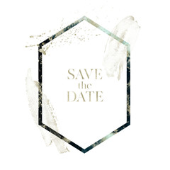 Abstract Watercolor Textured Frame 