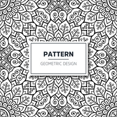 Obraz premium Seamless ethnic and tribal pattern