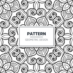 Seamless ethnic and tribal pattern