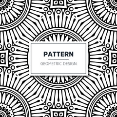 Seamless ethnic and tribal pattern