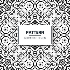 Seamless ethnic and tribal pattern
