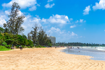 Weligama beach view, Sri Lanka.