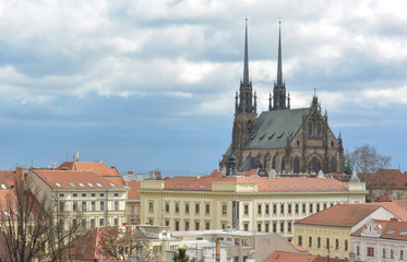 Obraz premium Cathedral of St. Peter and Paul in Brno