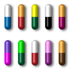 Set medicine capsules