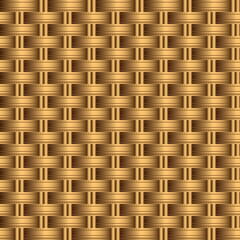 Woven basket seamless pattern