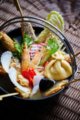 Korean fish cake hot pot 