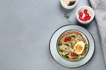 Asian noodle soup