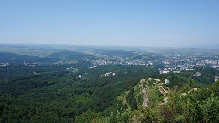 Fototapeta na wymiar panoramic view of the valley