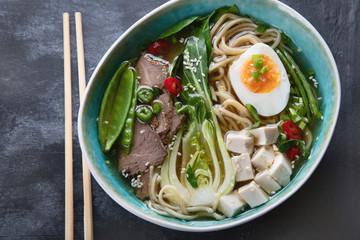 Asian noodle soup