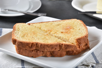 Hot buttered toast