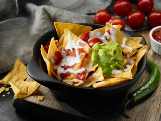 bowl of corn chips nachos