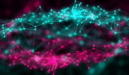 Technology modern dynamic plasma energy laser futuristic virtual technology background,  digitally generated image.