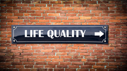 Fototapeta premium Sign 404 - LIFE QUALITY