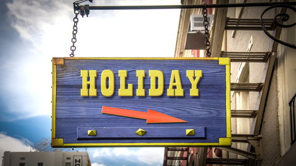 Sign 403 - Holiday