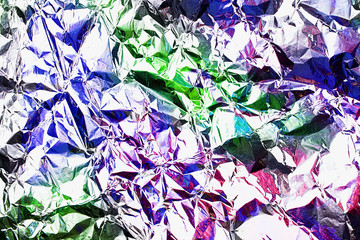Purple foil abstract background in trending neon colors. Horizontal Ready background for your...