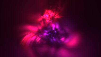 Blurred pink and purple lights abstract background