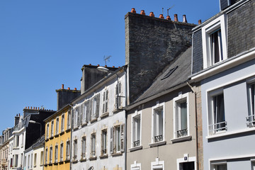 Fototapeta na wymiar architecture of Cherbourg, France 