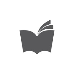 Naklejka premium Book icon isolated on white background