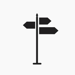 signpost vector icon