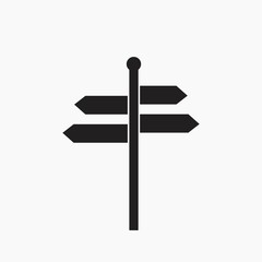 signpost vector icon