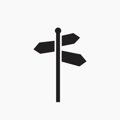 signpost vector icon