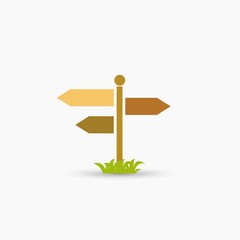 Road sign vector