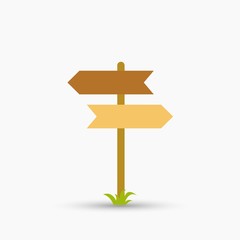 Road sign vector