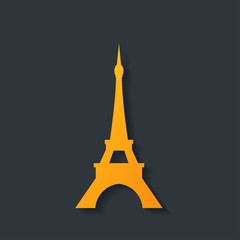 Eiffel tower vector illustration