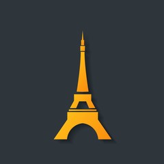 Eiffel tower vector illustration