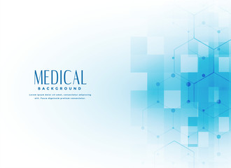 medical science background in blue color