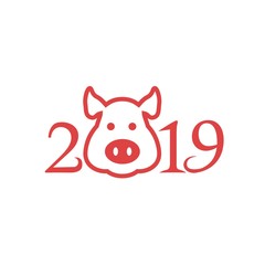 Year of the Earth Pig 2019 on the Chinese Calendar