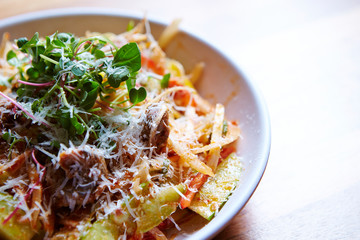 Korean salad pasta -