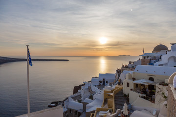 Fototapeta premium One of the most beautiful islands in the world, Santorini, Caldera, Oia, Greece