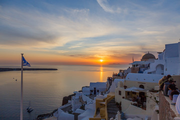One of the most beautiful islands in the world, Santorini, Caldera, Oia, Greece
