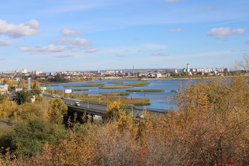 bridge over the river syzran